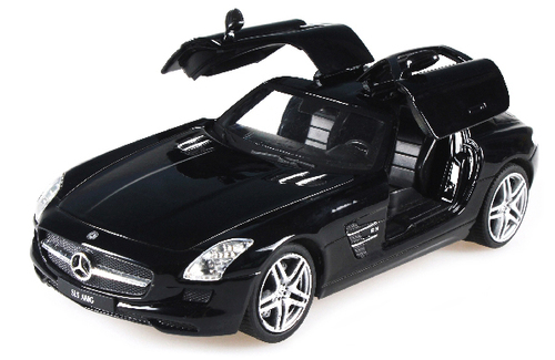 Машинка радиоуправляемая 1:24 Meizhi Mercedes-Benz SLS AMG металлическая (черный)