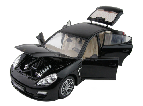 Машинка радиоуправляемая 1:18 Meizhi Porsche Panamera металлическая (черный)