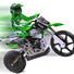 Радиоуправляемая модель Мотоцикл 1:4 Himoto Burstout MX400 Brushed (зеленый) - фото 2