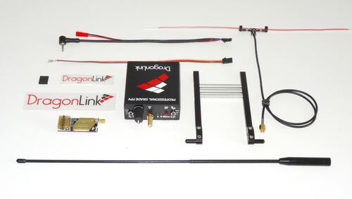 Комплект LRS Dragon Link V3 Advanced 433MHz 1000mW 12к с телеметрией (антенна 15см)
