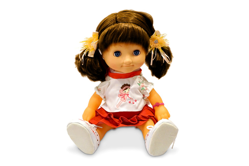 Кукла интерактивная TRACY Оля говорящая с мимикой 40 см (брюнетка)