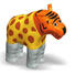 Пазл 3D детский магнитные животные POPULAR Playthings Mix or Match (тигр, крокодил, слон, жираф) - фото 5