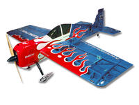 Самолёт радиоуправляемый Precision Aerobatics Addiction X 1270мм KIT (синий)