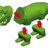 Пазл 3D детский магнитные животные POPULAR Playthings Mix or Match (тигр, крокодил, слон, жираф) - фото 7