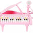 Детское пианино синтезатор Baoli "Маленький музикант" с микрофоном 24 клавиши (розовый) - фото 2