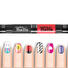 Детский лак-карандаш для ногтей Malinos Creative Nails на водной основе (2 цвета Черный + Малиновый) - фото 1