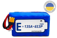 Акумуляторна батарея Energy Life Li-Ion 6S3P 21700-50S 12AWG XT60-F (002)