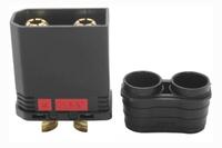 50 шт - Конектор QS8-S+ Male (чорний)