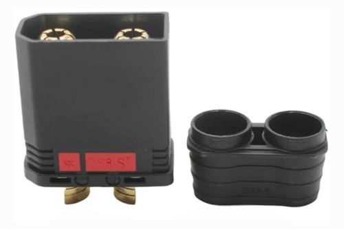 50 шт - Конектор QS8-S+ Male (чорний)