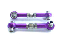 Тяги рулевые / подвески Himoto алюминиевые регулируемые фиолетовые для HI5101, HI4123 (02157, 102017)
