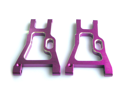 Задний нижний рычаг из фиолетового аллюминия 2 шт. (102021 запчасти для радиоуправляемых моделей Himoto)