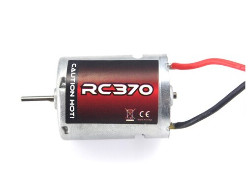 Электродвигатель коллекторный RC370 для машинки на радиоуправлении E18 (28026 запчасти Himoto)