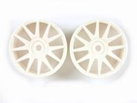 White Wheel Rims 2P