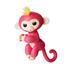 Ручная обезьянка на бат. Happy Monkey интерактивная (розовый) - фото 1