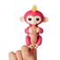 Ручная обезьянка на бат. Happy Monkey интерактивная (розовый) - фото 4
