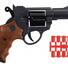 Игрушечный пистолет с пульками Edison Giocattoli Jeff Watson 19см 6-зарядный (459/21) - фото 1