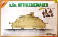 Модель броневагона для склеивания 1:35 Dragon 9120 s.Sp. Artilleriewagen