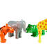 Пазл 3D детский магнитные животные POPULAR Playthings Mix or Match (тигр, крокодил, слон, жираф) - фото 10