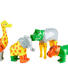 Пазл 3D детский магнитные животные POPULAR Playthings Mix or Match (тигр, крокодил, слон, жираф) - фото 11