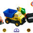 Детский конструктор Popular Playthings машинка (бетономешалка, грузовик, бульдозер, экскаватор) - фото 1