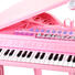 Детское пианино синтезатор Baoli "Маленький музикант" с микрофоном и стульчиком 37 клавиш (розовый) - фото 3