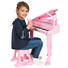 Детское пианино синтезатор Baoli "Маленький музикант" с микрофоном и стульчиком 37 клавиш (розовый) - фото 7