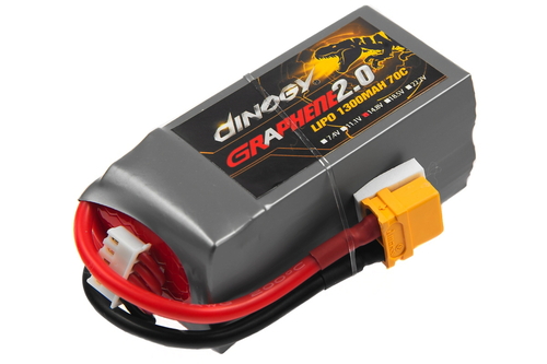 Аккумулятор для квадрокоптера Dinogy G2.0 Li-Pol 1300 мАч 14.8 В 39x34x71 мм XT60 70C