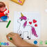 Фломастеры детские смываемые для малышей MALINOS Babyzauber 10 шт + текстильная книжка раскраска многоразовая - фото 5
