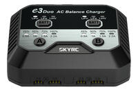 Зарядное устройство дуо SkyRC e3 duo 20Wx2 2.2A с/БП для Li-Pol/Li-Fe/Li-HV 2-3S аккумуляторов (SK-100164)