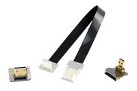 Шлейф 15см Mini HDMI 90 - Micro HDMI 90