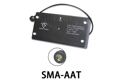 Антена 5.5GHz Maple патч 17dB SMA для трекера