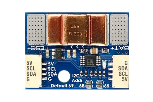 Датчик тока и напряжения Matek I2C-INA-BM 204A 85V I2C