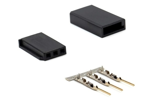 Коннекторы AMASS для сервоприводов Futaba Female позолоченные 100 шт