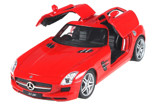 Машинка радиоуправляемая 1:24 Meizhi Mercedes-Benz SLS AMG металлическая (красный)