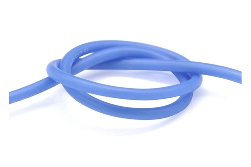 Провод силиконовый QJ 26 AWG (синий), 1 метр