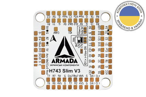 Полетный контроллер для квадрокоптера ARMADA H743 SLIM V1